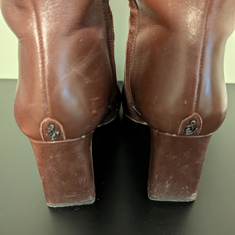Sam Edelman Sylvia Boots in Spiced Pecan, Size 9 Wide Calf - Picture 10 of 12